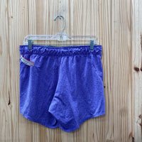WOMENS NIKE SHORTS PURPLE/WHITE M