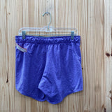 WOMENS NIKE SHORTS PURPLE/WHITE M