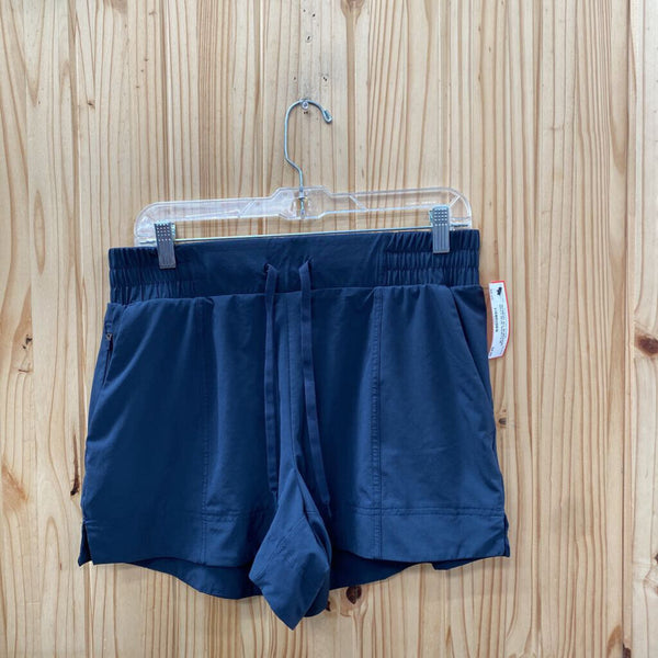 WOMENS ALL IN MOTION NAVY BLUE SHORTS M
