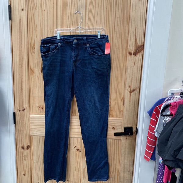 MENS RICKY TRUE RELIGION DK DENIM JEANS 34