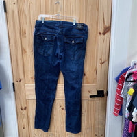 MENS RICKY TRUE RELIGION DK DENIM JEANS 34