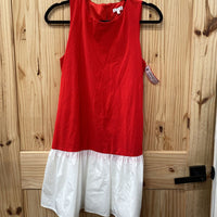 WOMENS TCEC SL RED/WHITE CASUAL DRESS M NWT