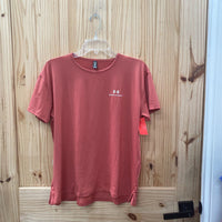 WOMENS UNDER ARMOUR BURNT ORANGE SHIRT M NWT