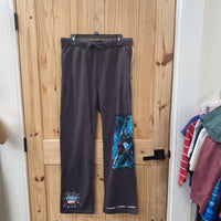 MENS SPIDERMAN CHARCOAL GREY PANTS M NWOT