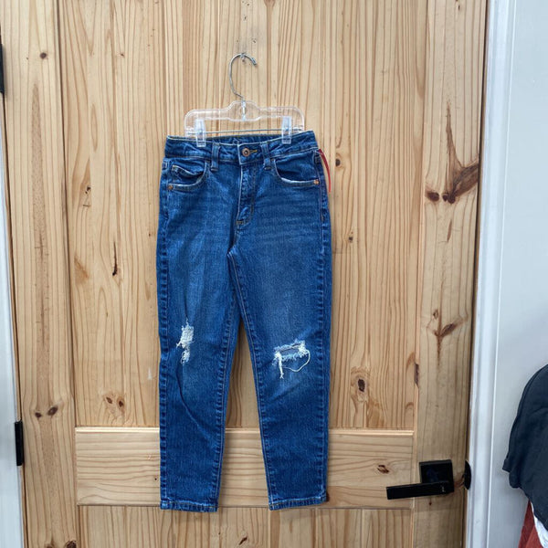 GIRLS ART CLASS DENIM DIST. JEANS 8 NWOT