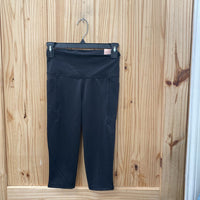 WOMENS CALIA BLK CAPRI LEGGINGS XS NWT