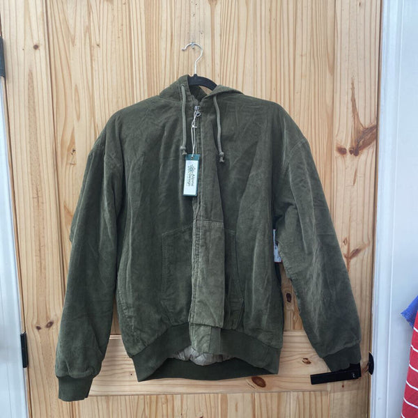 WOMENS ALPINE DESIGN OLIVE GREEN THERMO LITE JACKET L NWT