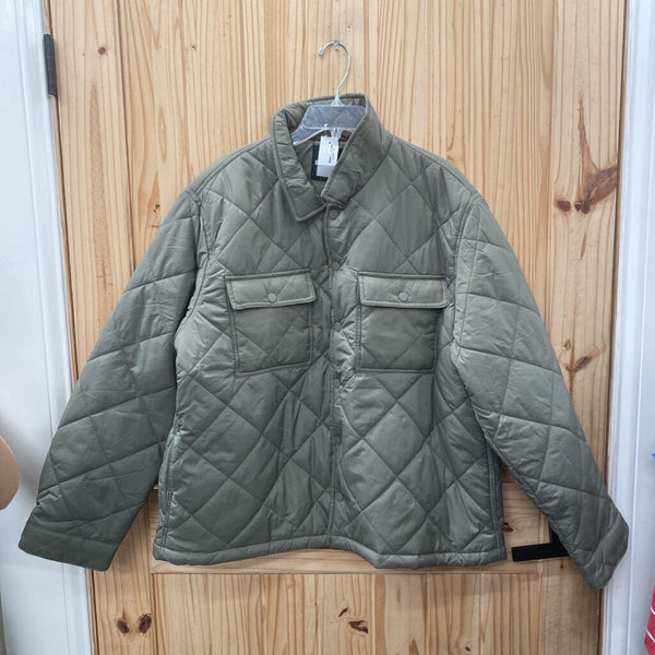 WOMENS RSQ OLIVE GREEN JACKET XL NWT