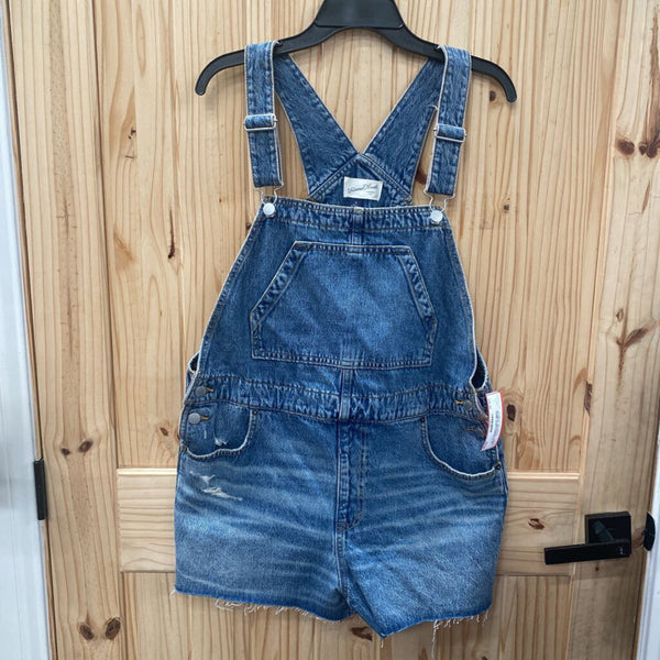 WOMENS UNIVERSAL THRED DENIM JEAN OVERALLS 12 NWT