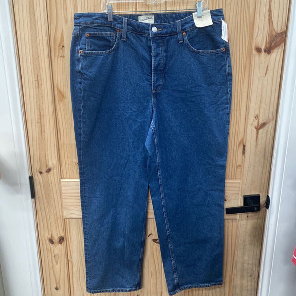 WOMENS UNIVERSAL THREAD DK DENIM JEANS 17 NWT