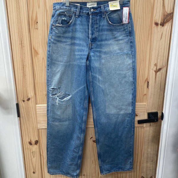 WOMENS UNIVERSAL THREAD 90S BAGGY DENIM DIST. JEANS 8 NWT