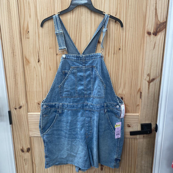 WOMENS WILD FABLE DENIM OVERALLS XXL NWT