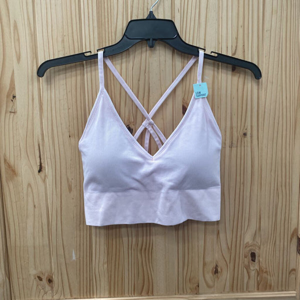 WOMENS DSG LT PINK SPORTS BRA XXL NWT