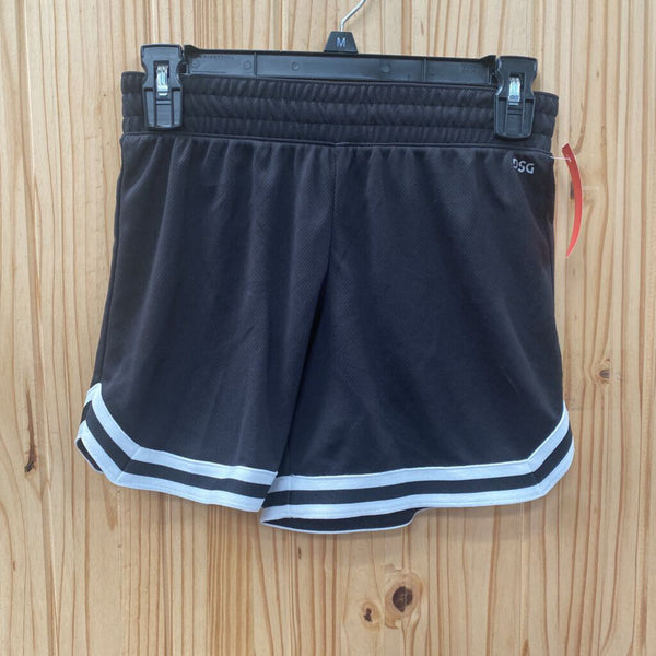 GIRLS DSG BLK/WHITE SHORTS M 10/12 NWT