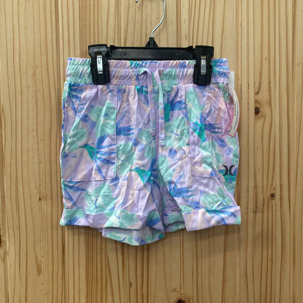 GIRLS HURLEY SHORTS LILAC/LT GREEN/AQUA 6X NWT