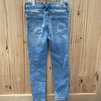 GIRLS CELEBRITY PINK LT DENIM DIST. JEANS 4