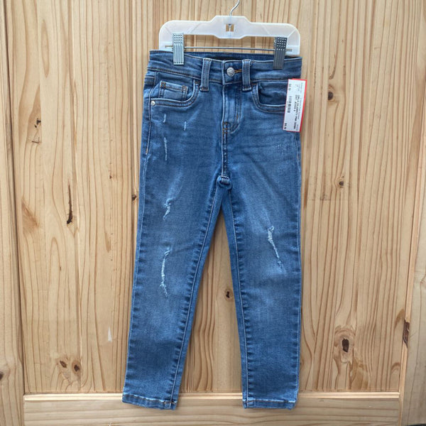 GIRLS CELEBRITY PINK DENIM DIST. JEANS 4