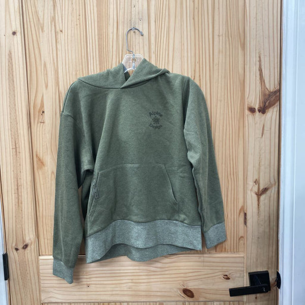 WOMENS ALPINE DESIGN OLIVE GREEN HOODIE M NWT