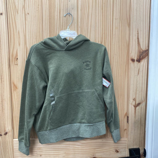 WOMENS ALPINE DESIGN OLIVE GREEN HOODIE M NWOT
