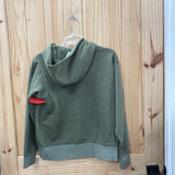 WOMENS ALPINE DESIGN OLIVE GREEN HOODIE M NWOT