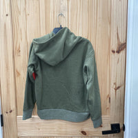 WOMENS ALPINE DESIGN OLIVE GREEN HOODIE M NWT