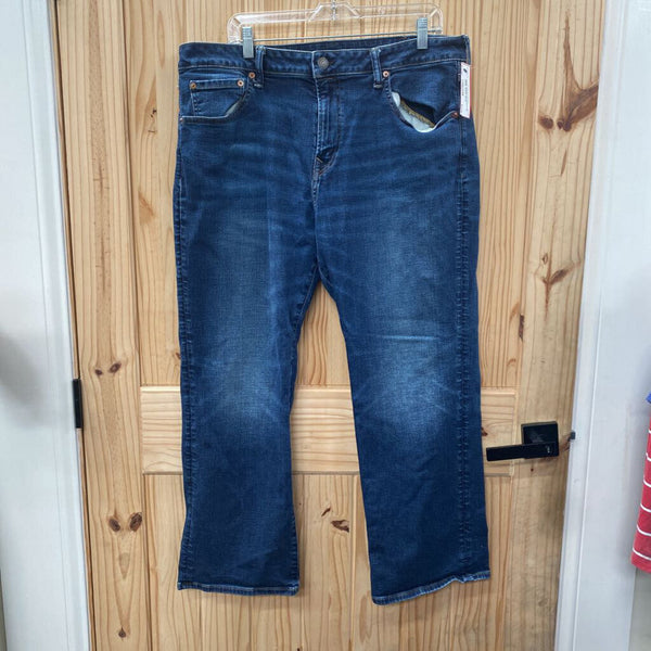 MENS AMERICAN EAGLE DK DENIM JEANS 38X30