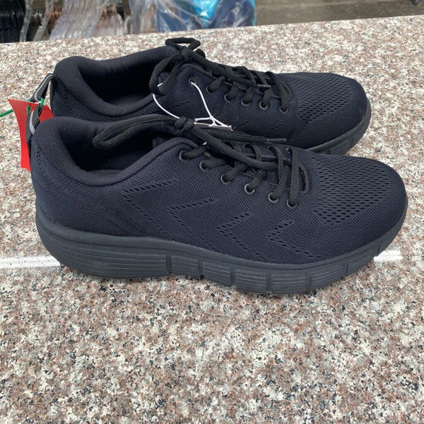 MENS KIRKLAND SIGNATURE BLK SHOES 10.5 NWT