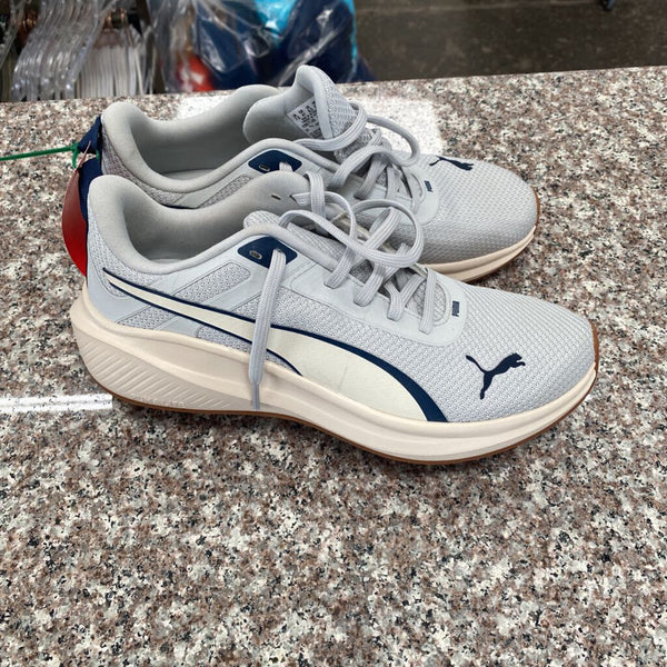 MENS PUMA SHOES LT BLUE/IVORY 8.5 NWT