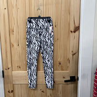 WOMENS ZYIA LEGGINGS BLK/WHITE 4