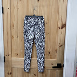 WOMENS ZYIA LEGGINGS BLK/WHITE 4