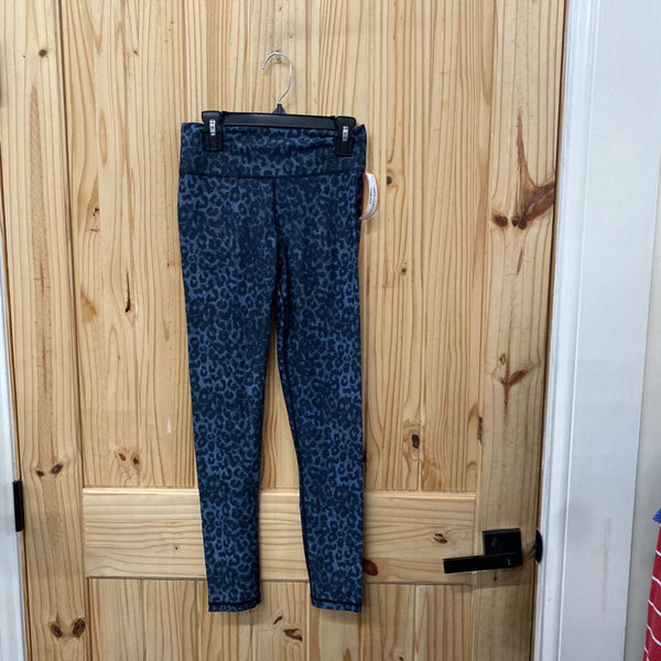 WOMENS ZYIA BLK/GREY CHEETAH RUCHED LEGGINGS 4