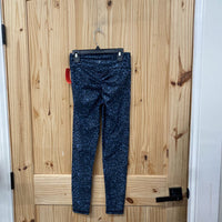 WOMENS ZYIA BLK/GREY CHEETAH RUCHED LEGGINGS 4