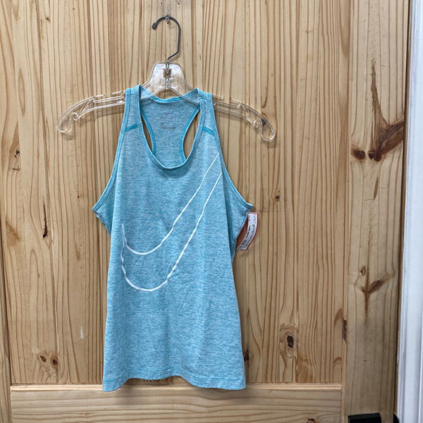 GIRLS NIKE TANK AQUA XL 14