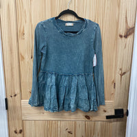 WOMENS ALTAR'D STATE LS GREEN TOP S