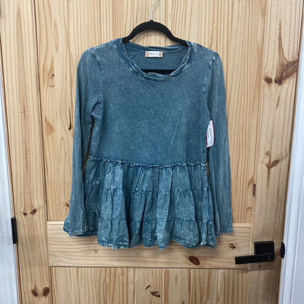WOMENS ALTAR'D STATE LS GREEN TOP S