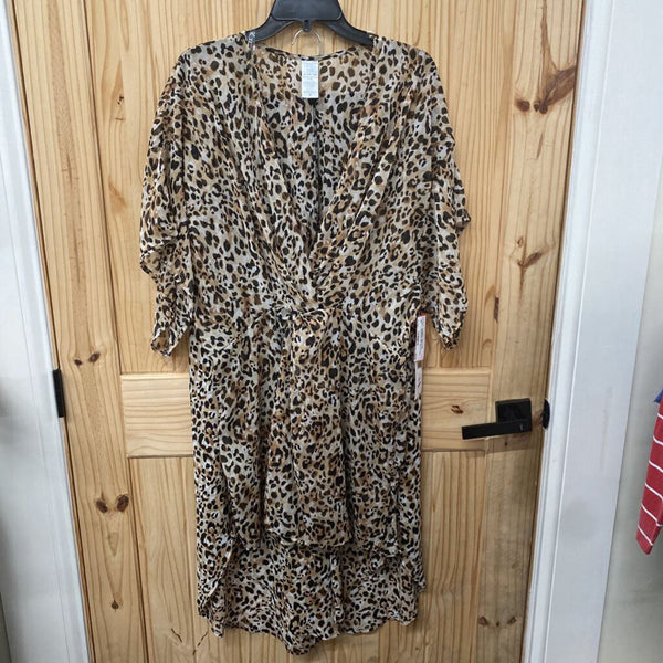 WOMENS TIME & TRU LEOPARD 2PC SET 1X NWT
