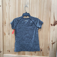 GIRLS UNDER ARMUR GREY/WHITE/PINK SHIRT YMD 10