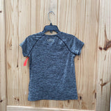 GIRLS UNDER ARMUR GREY/WHITE/PINK SHIRT YMD 10