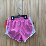 GIRLS NIKE SHORTS PINK/WHITE S 8