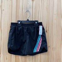 GIRLS OLD NAVY SHORTS BLK/MULTI COLOR STRIPE L 10/12