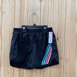 GIRLS OLD NAVY SHORTS BLK/MULTI COLOR STRIPE L 10/12