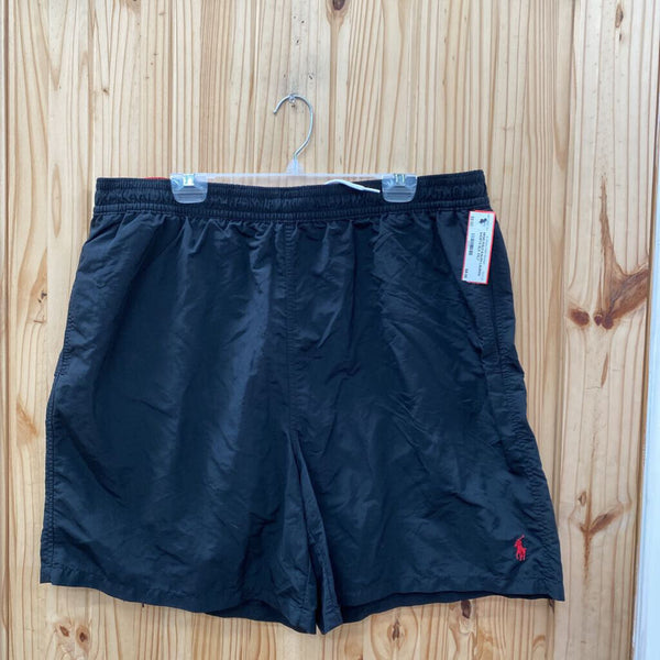 MENS POLO RALPH LAUREN SHORTS BLK 2XLT