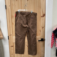 MENS DICKIES BROWN PANTS 40X32