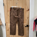 MENS DICKIES BROWN PANTS 40X32