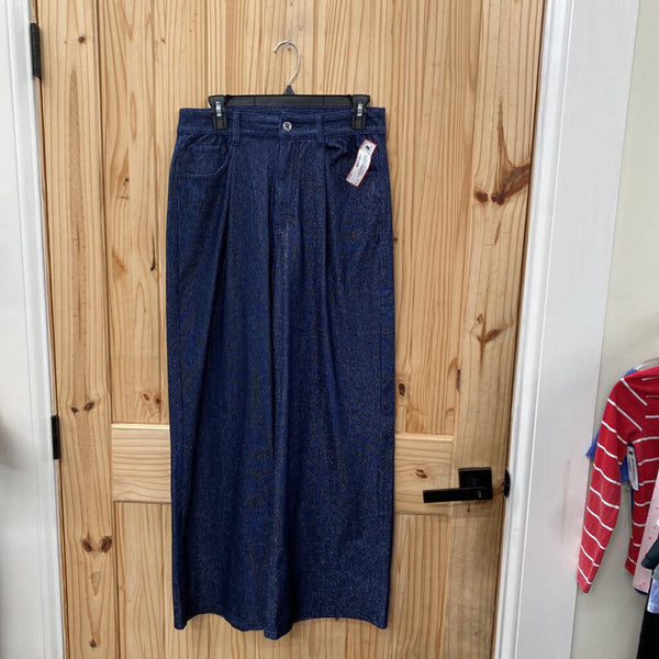 WOMENS HALARA BLU SPARKLY PANTS M