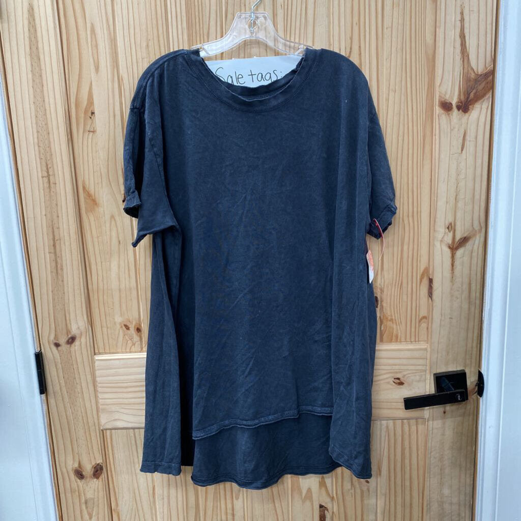WOMENS FREE PEOPLE BLK SHIRT M NWT