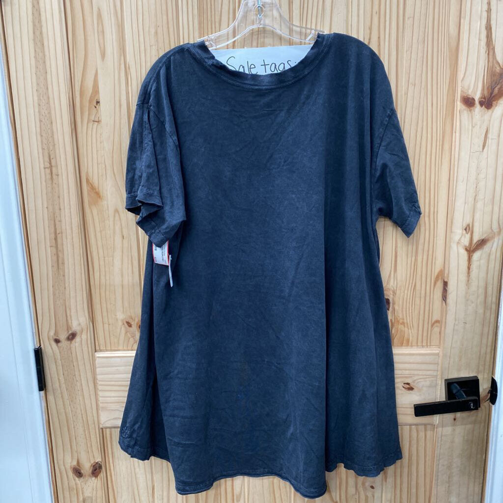 WOMENS FREE PEOPLE BLK SHIRT M NWT