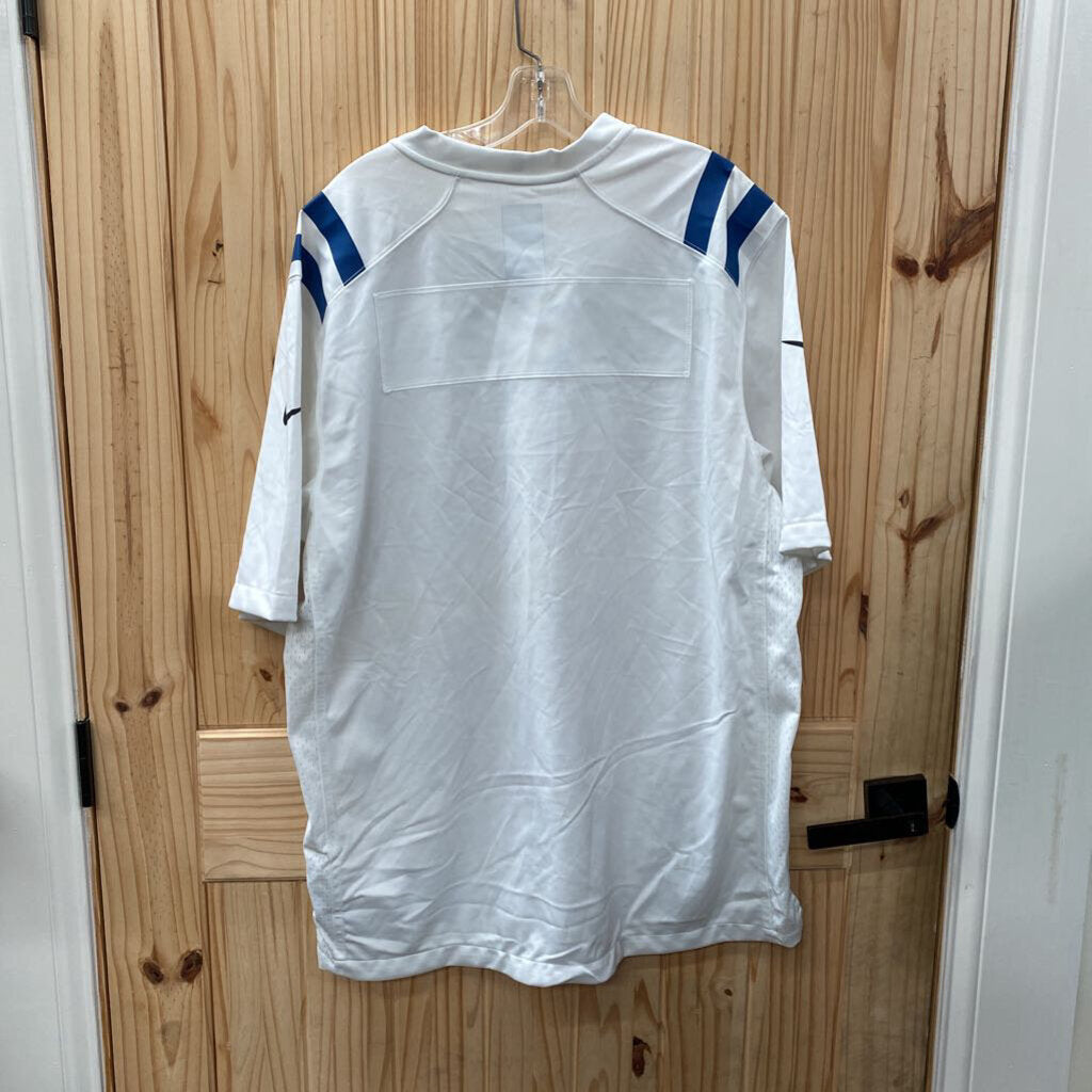 MENS NIKE NFL JERSEY SHIRT BLUE/WHITE XL NWOT