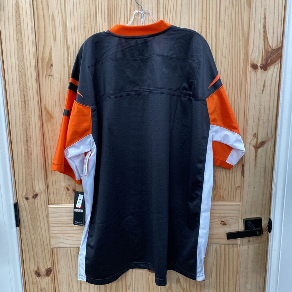 MENS BENGALS JERSEY SHIRT ORANGE/BLK/WHITE 2XL NWT