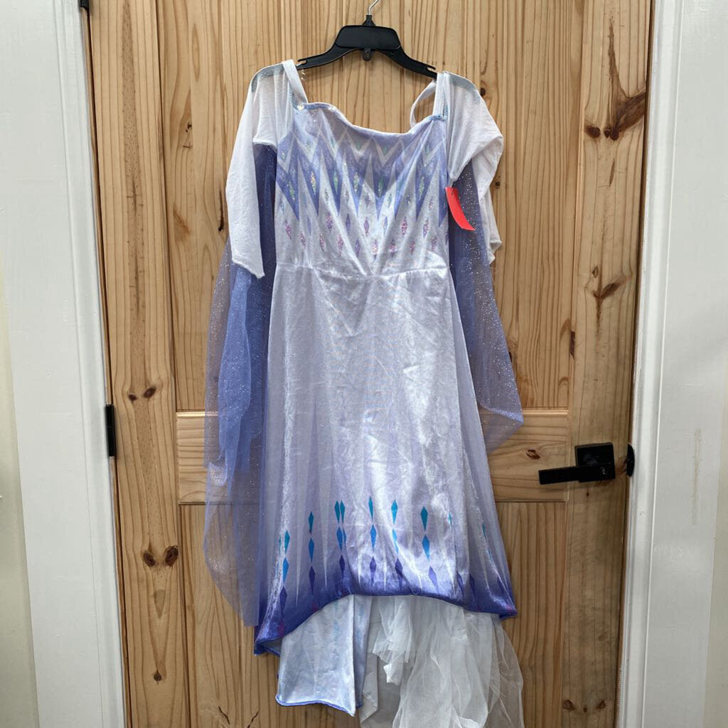 GIRLS FROZEN DRESS M 8/10
